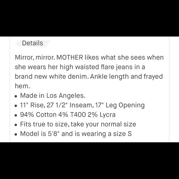 MOTHER The Hustler Ankle Fray Jean in Fairest of Them All Size 31 NWT - Picture 4 of 16